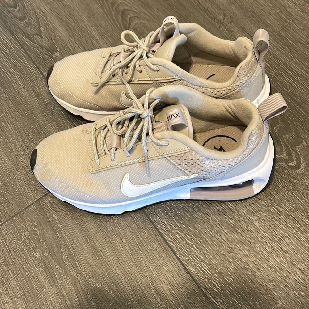 Gray Nike sneakers